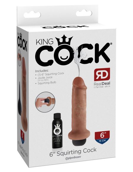 King Cock 6 en Squirting Cock Tan