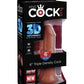 King Cock Plus 6 In Triple Density Cock Brown