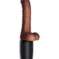 King Cock Plus 7.5in Thrusting Cock W/ Balls Brown