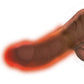 King Cock Plus 7.5in Thrusting Cock W/ Balls Brown