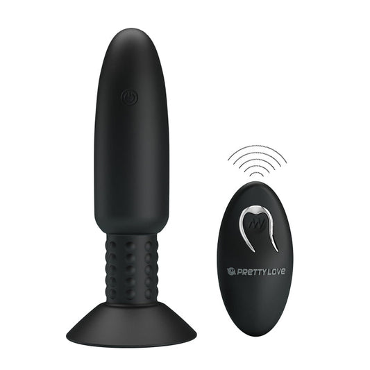 Plug Anal con Cuentas de Placer y Control Remoto