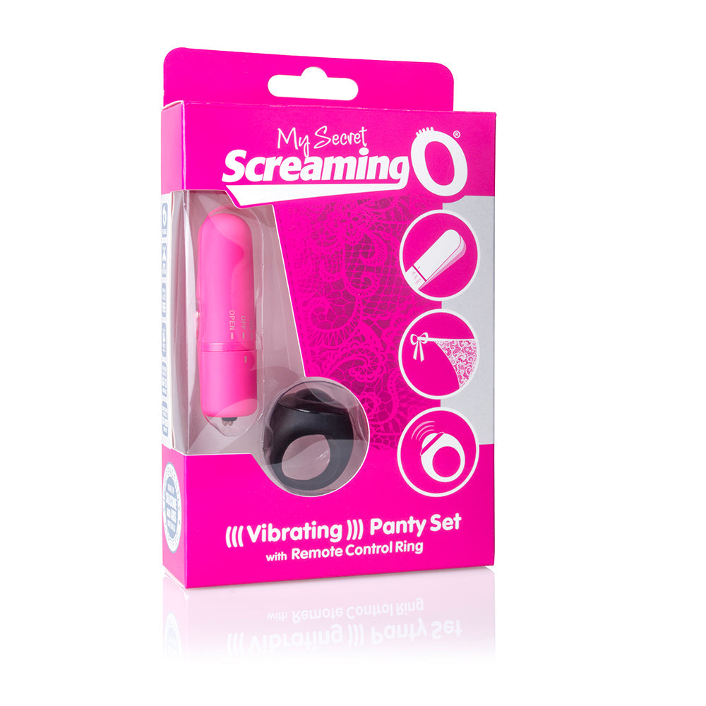 Vibrador Panty Control Remoto Screaming O Rosa