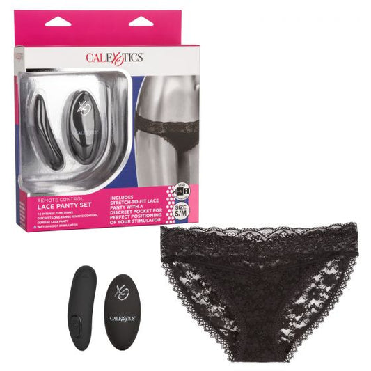 Conjunto Braguita Encaje Control Remoto S/m