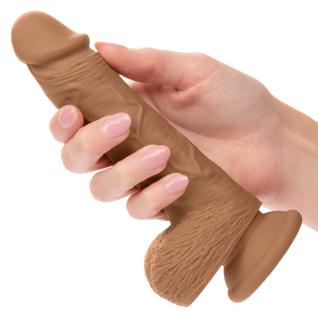 Dual Density Silicone Stud 5in Brown