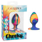 Psychedelic Swirl Medium Cheeky Plug