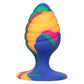 Psychedelic Swirl Medium Cheeky Plug