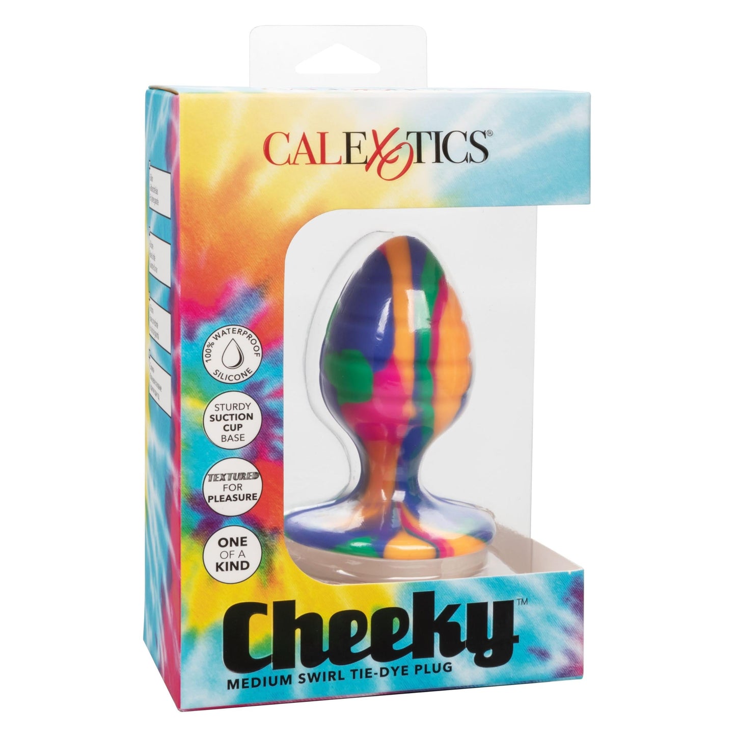 Psychedelic Swirl Medium Cheeky Plug