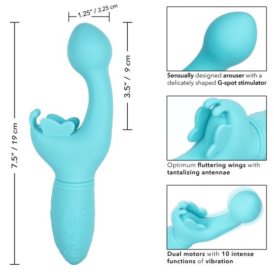 Rechargeable Butterfly Kiss Blue