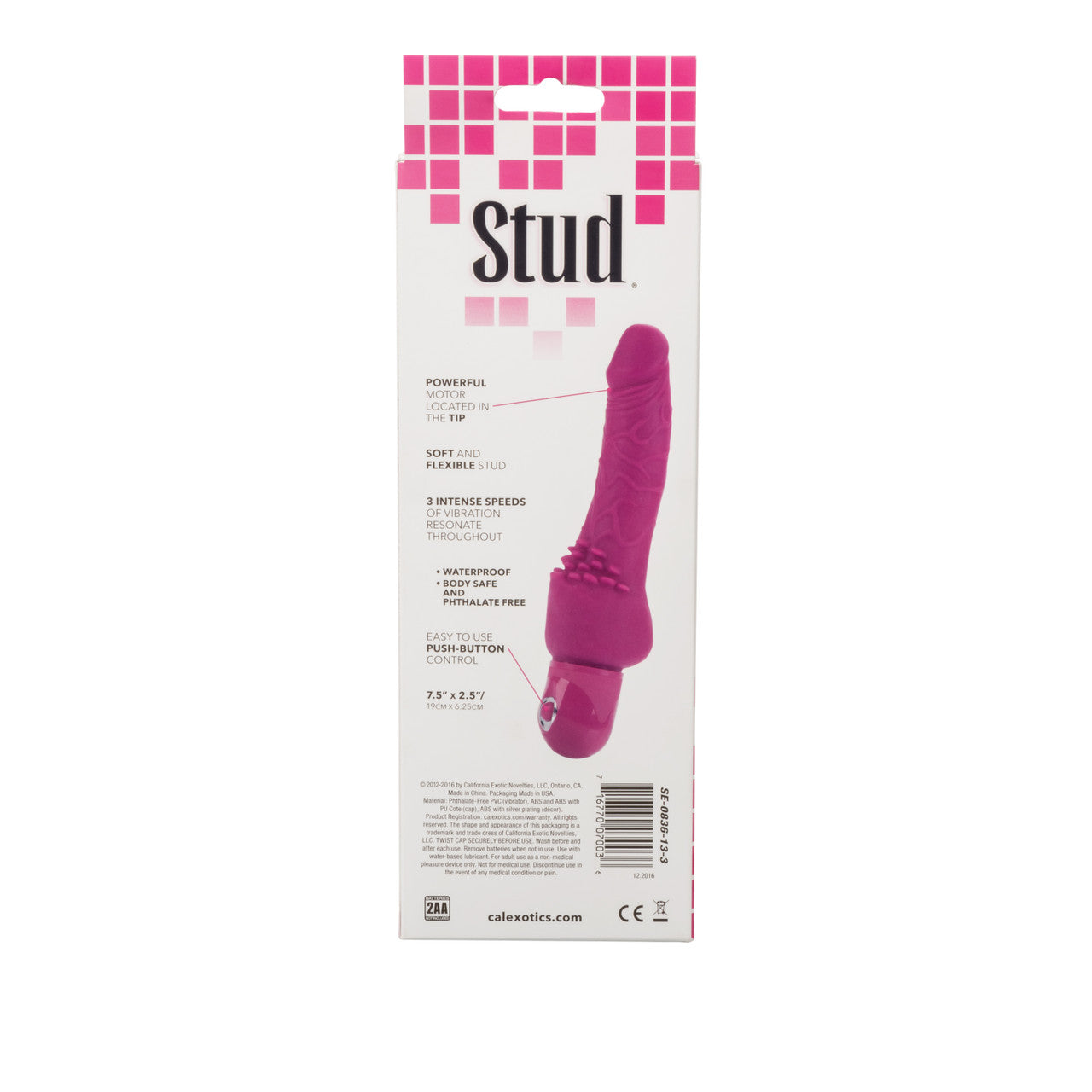 Power Stud Clitterific Rosa