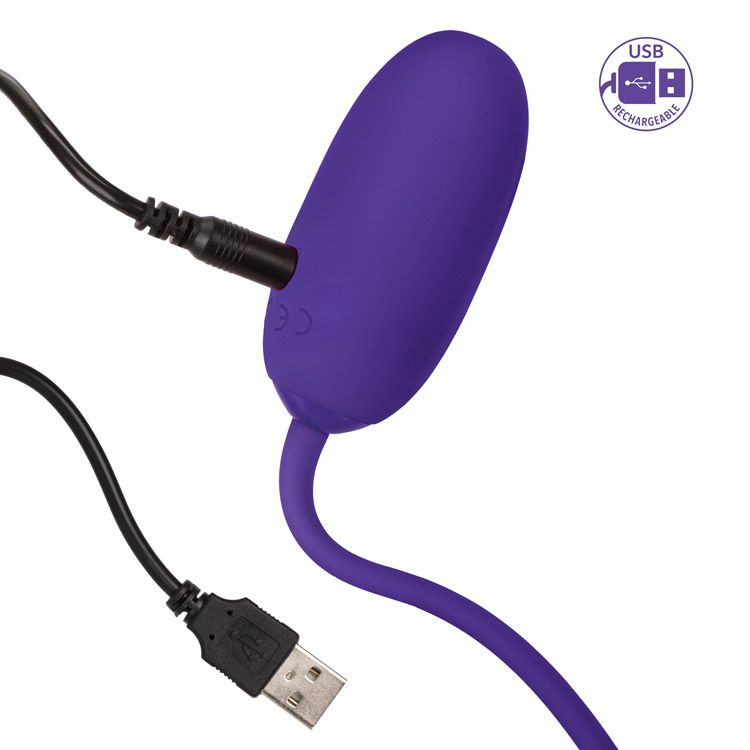 Arrancador de bolas Kegel recargable morado