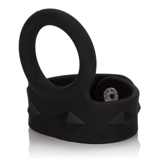 Anillo de soporte para escroto Tri Snap mediano de silicona