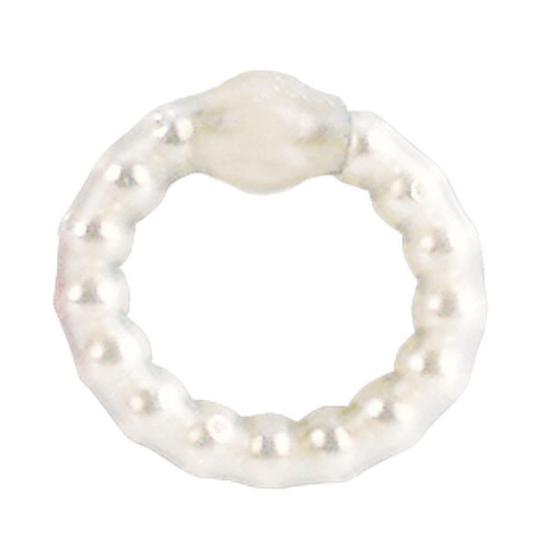 Anillo Prolongado Perla Blanco