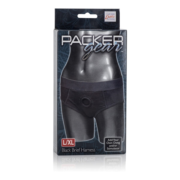 Packer Gear Black Brief Harness L/xl