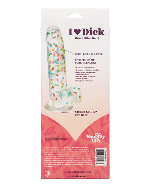 Bits traviesos Me encanta Dick Corazón lleno Dong