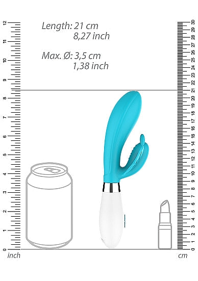 Vibrador Bliss Mariposa Turquesa