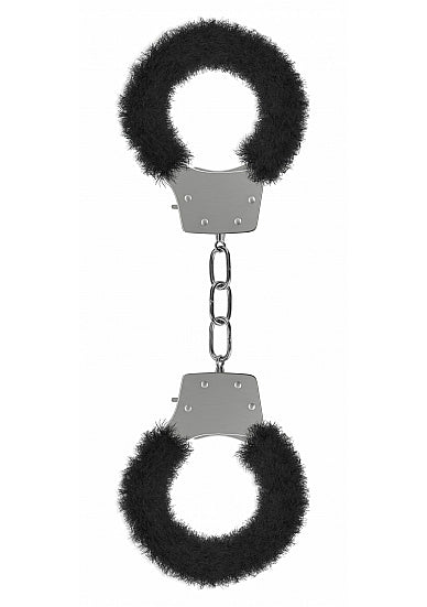 Furry Temptation Handcuffs in Midnight