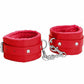 Velvet Touch Plush Handcuffs in Scarlet