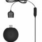 Plug Vibrador Recargable de Silicona Sondeo Uretral Negro