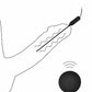 Plug Vibrador Recargable de Silicona Sondeo Uretral Negro