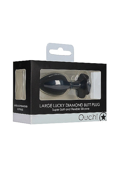 Onyx Fortune Diamond Butt Plug