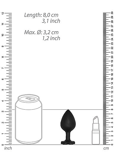 Onyx Fortune Diamond Butt Plug