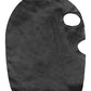 Mascarilla De Terciopelo Y Velcro Con Abertura Para Boca Y Ojos Negro