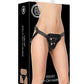 Velvet & Velcro Harness W/ O-ring Adjustable Black