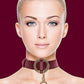 Ouch Halo Collar W/ Leash Burgundy
