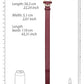 Ouch Halo Collar W/ Leash Burgundy