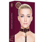 Ouch Halo Collar W/ Leash Burgundy
