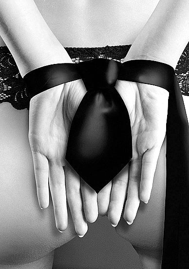 Bufanda Bondage de seda Ebony Elegance