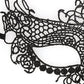 B&w Lace Eye Mask Queen