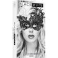 B&w Lace Eye Mask Royal