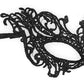 B&w Lace Eye Mask Royal