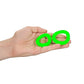Juego de anillos para el pene Glow de 2 piezas que brillan en la oscuridad