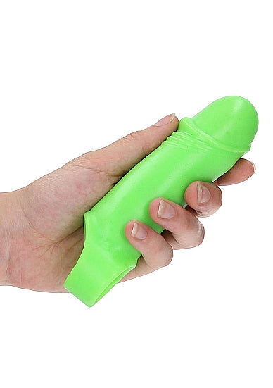 Funda para pene elástica, gruesa, suave y brillante
