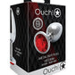 Scarlet Jewel Medium Silver Butt Plug