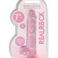 Realrock Consolador Realista De 7 Pulgadas Con Bolas Rosa Claro