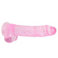 Realrock Consolador Realista De 9 Pulgadas Con Bolas Rosa Claro