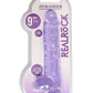 Realrock Consolador Realista De 9 Pulgadas Con Bolas Púrpura Claro