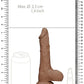 Realrock 7 pulgadas Dong Tan con testículos