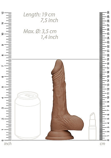 Realrock 7 pulgadas Dong Tan con testículos