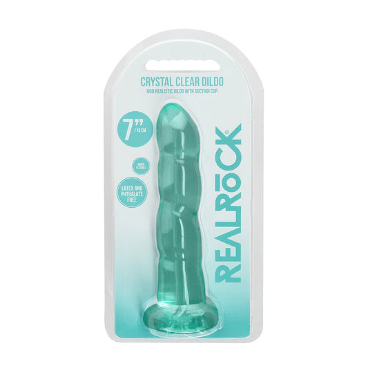 Realrock Consolador No Realista 7in Turquesa