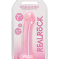 Realrock Non Realistic Dildo W Suction Cup 6.7in Pink