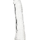Realrock Slim Dildo 6in Transparent