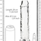 Realrock Straight Realistic 10 In Dildo Transparent
