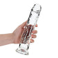 Realrock Straight Realistic 10 In Dildo Transparent
