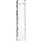 Realrock Realistic Straight Dildo 11in Transparent