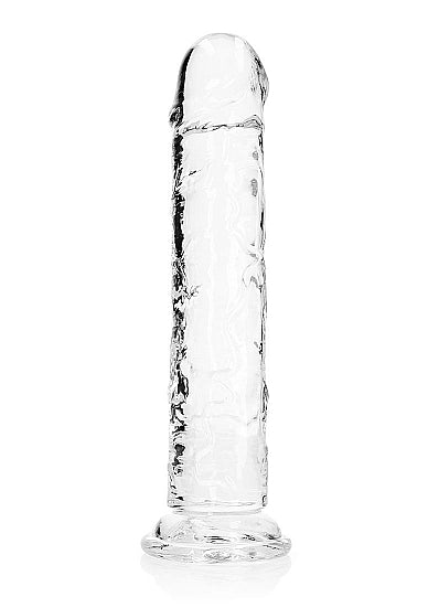 Realrock Consolador Recto Realista 11in Transparente