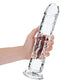 Realrock Realistic Straight Dildo 11in Transparent